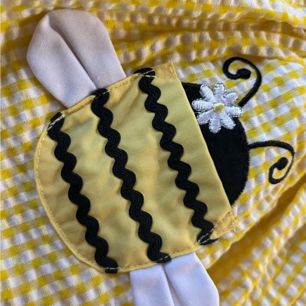 Baby Girl Yellow Bee Dress - Picture 2 of 3